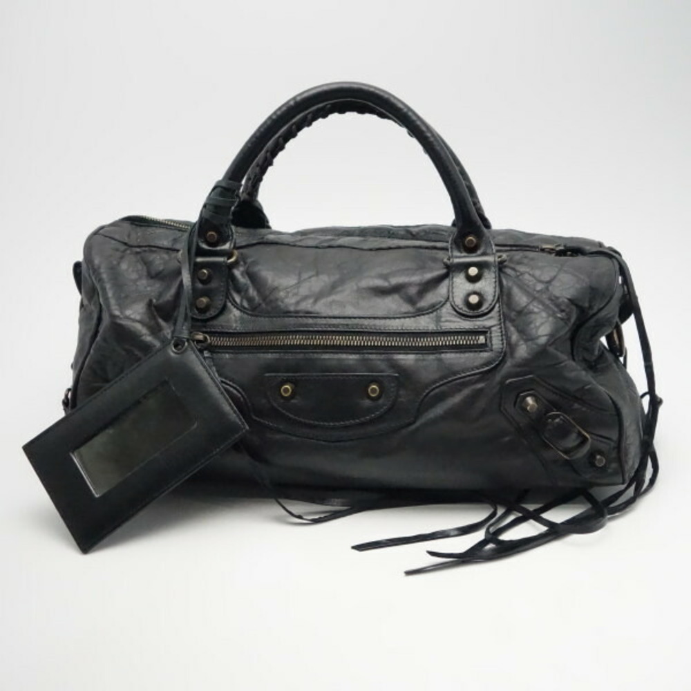 Balenciaga The Twiggy Bag Black Lambskin